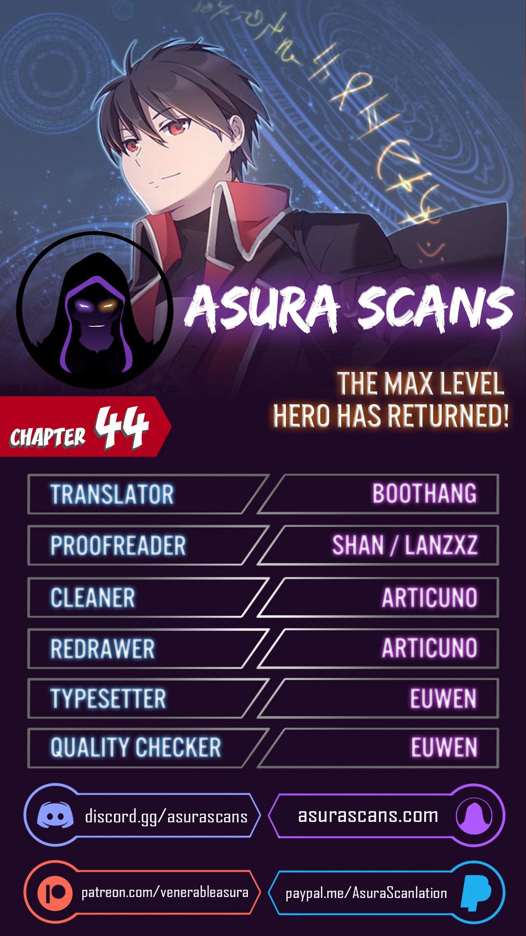 The MAX leveled hero will return! Chapter 44 1